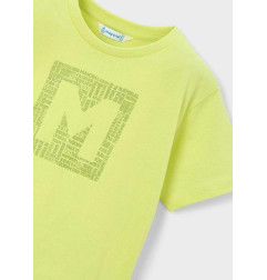 Camiseta básica letra niño-Mayoral