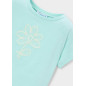 Camiseta básica flor niña-Mayoral