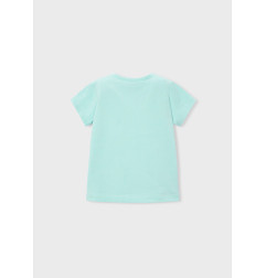 Camiseta básica flor niña-Mayoral