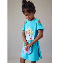 Vestido aberturas con bolso ay