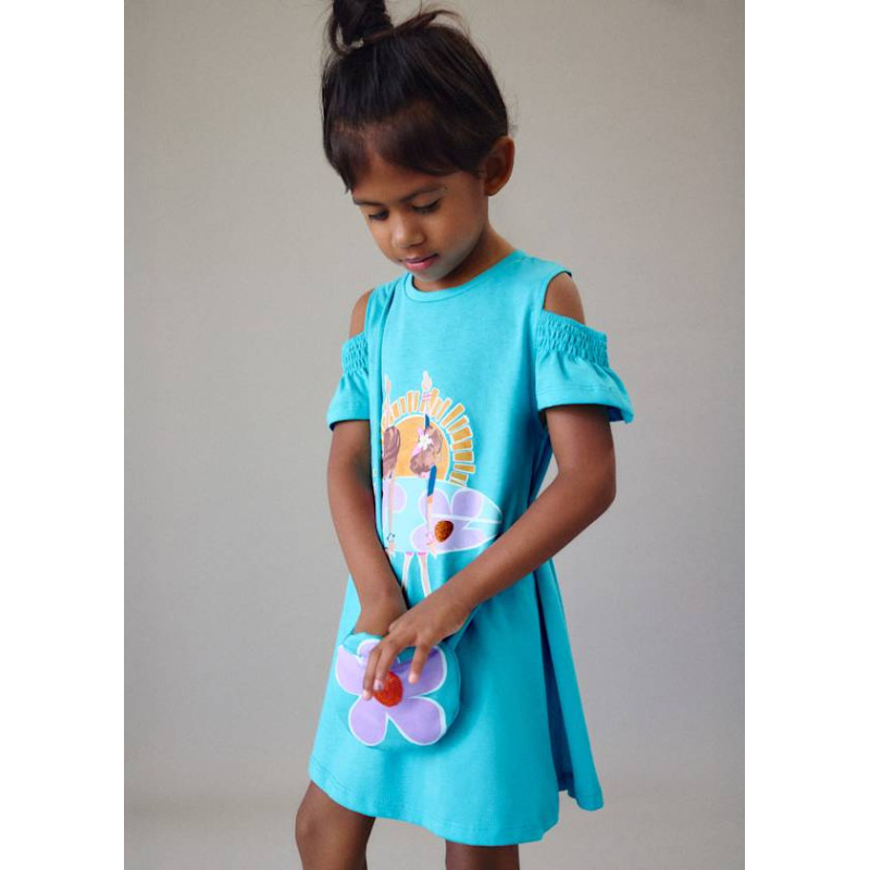 Vestido aberturas con bolso ay