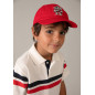 Polo con bandas decorativas niño-Mayoral