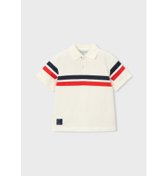 Polo con bandas decorativas niño-Mayoral
