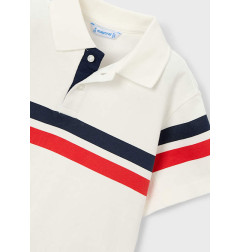 Polo con bandas decorativas niño-Mayoral
