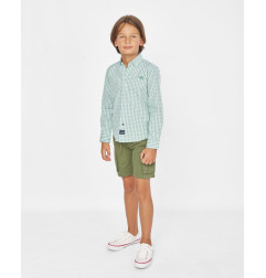 CAMISA POPELIN CUADRO -Spagnolo
