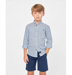 CAMISA POPELIN CUADRO -Spagnolo