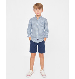 CAMISA POPELIN CUADRO -Spagnolo