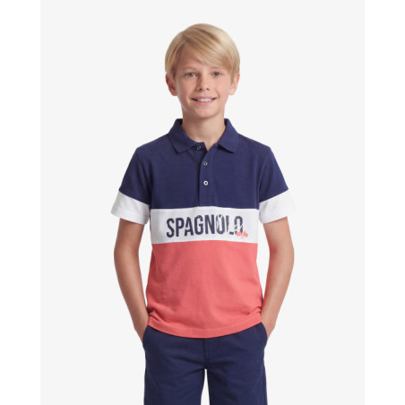 POLO PIQUÉ MULTICOLOR-Spagnolo