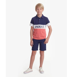 POLO PIQUÉ MULTICOLOR-Spagnolo