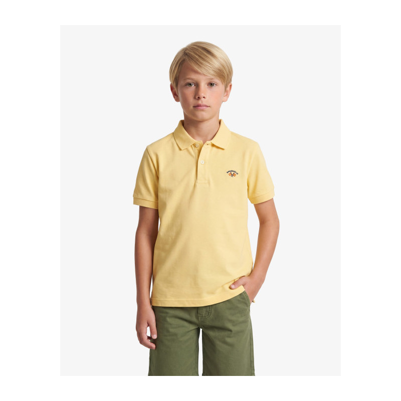 Polo Niño Piqué liso Basico-Spagnolo