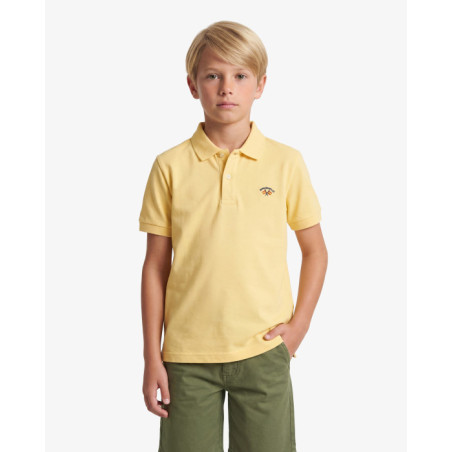 Polo Niño Piqué liso Basico-Spagnolo