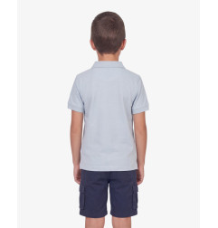 Polo Niño Piqué liso Basico-Spagnolo