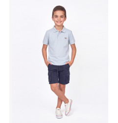 Polo Niño Piqué liso Basico-Spagnolo