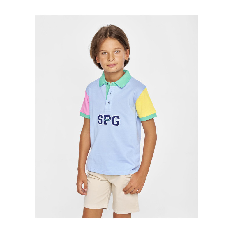 Polo Niño Tricolor-Spagnolo