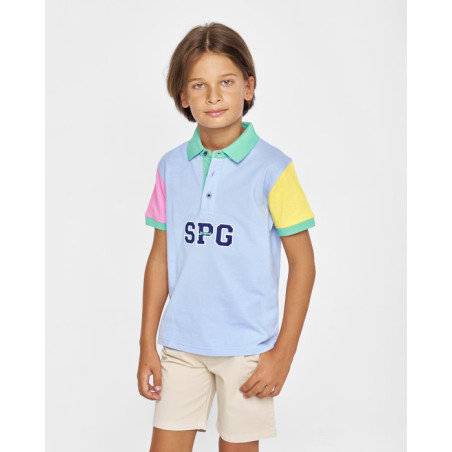 Polo Niño Tricolor-Spagnolo