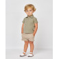 CONJUNTO POLO BERMUDA VERDE Y BEIG-Spagnolo