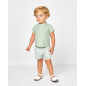 CONJUNTO POLO MAO Y BERMUDA CUADROS BLANCO Y VERDE-Spagnolo