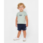 CONJUNTO CAMISETA Y BERMUDA VERDE Y MARINO-Spagnolo
