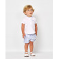 CONJUNTO POLO MAO Y BERMUDA RAYAS BLANCO Y CELESTE-Spagnolo