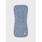 Colchoneta estampada para silla bebé Dusty Blue-Mayoral