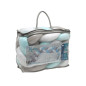 Trenza protectora para cuna y cama en azul y gris 1,50m-Kiokids