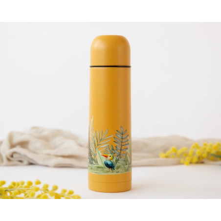 Termo para líquidos 500ml color mostaza-Kiokids