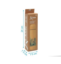 Termo para líquidos 500ml color mostaza-Kiokids