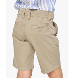 BERMUDA CHINO GABARDINA CAMEL-Spagnolo