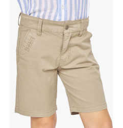 BERMUDA CHINO GABARDINA CAMEL-Spagnolo