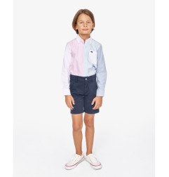 BERMUDA CHINO GABARDINA AZUL MARINO-Spagnolo