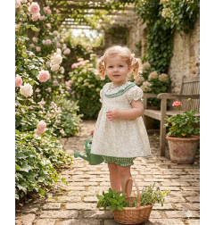 Vestido Familia"Verde Primavera"-Alida Kids