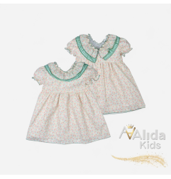Vestido Familia"Verde Primavera"-Alida Kids