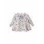 Minidress Diana Bordado A Mano Crudo-Tartaleta