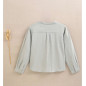 Camisa de niño verde con cuello mao-Dadati