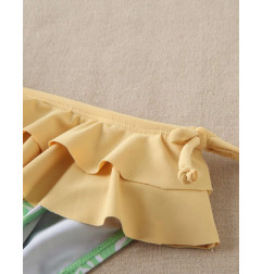 Culetín de bebé con estampado geométrico y detalle de lazos-Dadati