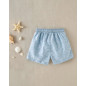 Bañador de niño con estampado geométrico y cintura ad