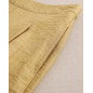 Pantalón de niña mostaza fluido con textura-Dadati