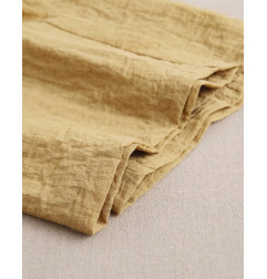 Pantalón de niña mostaza fluido con textura-Dadati
