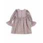 Vestido Ana Falda Frunce Coral-Tartaleta