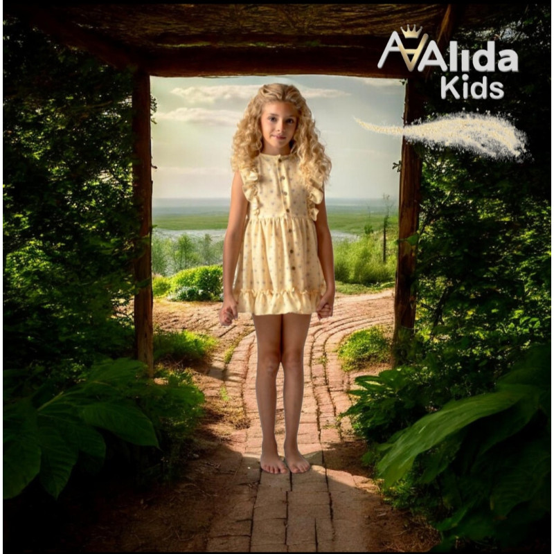 Vestido Familia"Margaritas"-Alida Kids