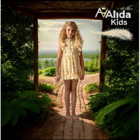 Vestido Familia"Margaritas"-Alida Kids