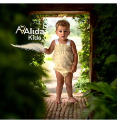 Peto Rizado Pecho Unisex Familia "Margaritas:-Alida Kids