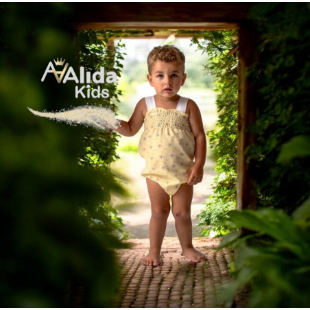Peto Rizado Pecho Unisex Familia "Margaritas:-Alida Kids
