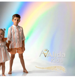 Camisa Niño Familia "Arcoiris"-Alida Kids