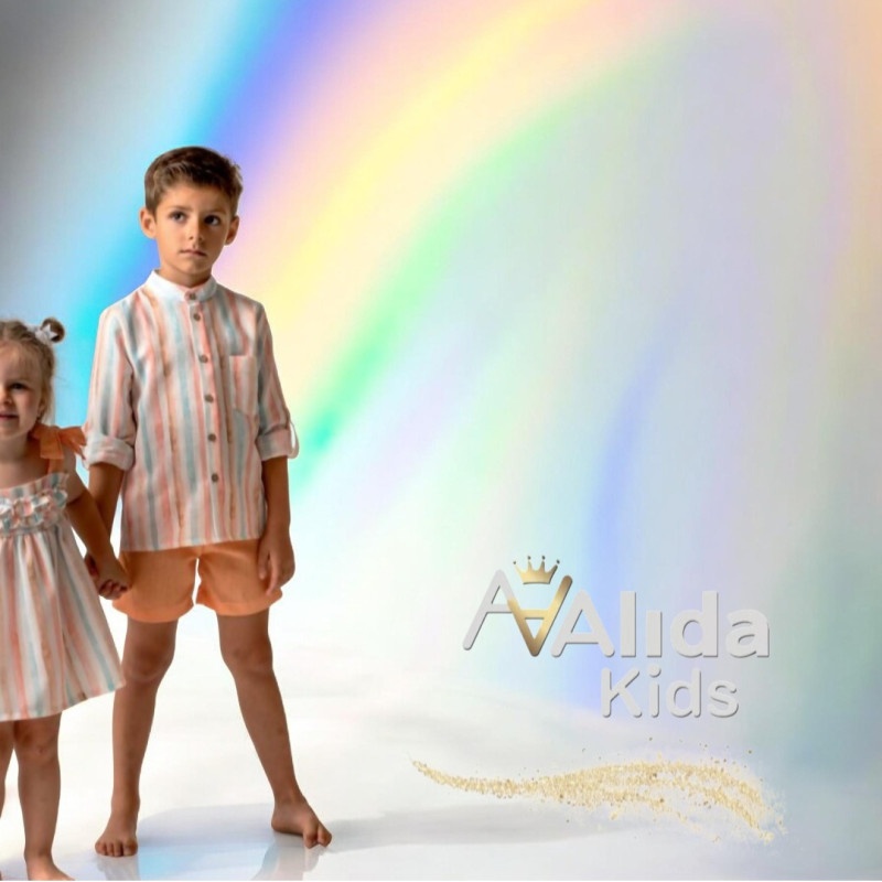Camisa Niño Familia "Arcoiris"-Alida Kids