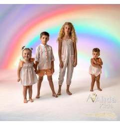 Mono niña Familia "Arcoiris"-Alida Kids