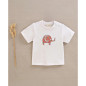 Set Camiseta de bebé blanca con dibujo de elefante y boxer-Dadati Set Camiseta de bebé blanca con dibujo de elefante y boxer-Dadati