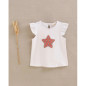 Set Camiseta de bebé blanca con dibujo de estrella y culetín-Dadati Set Camiseta de bebé blanca con dibujo de estrella y culetín-Dadati