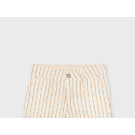 Pantalon Corto línea lino bebé niño-Ativo