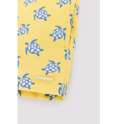 Bañador niño corto estampado tortugas amarillo-Ysabel Mora